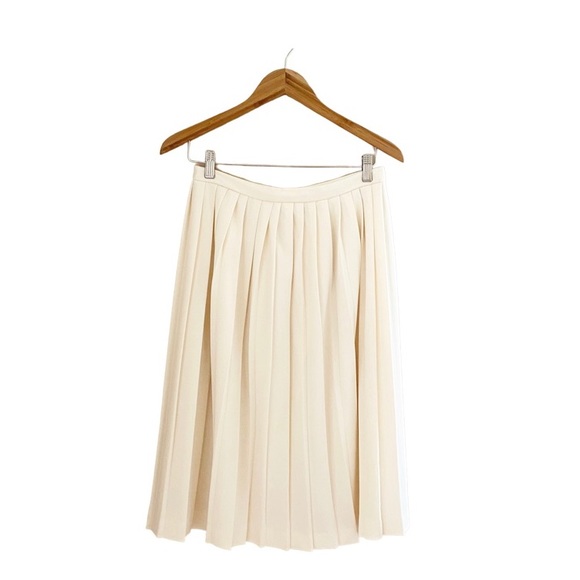 VINTAGE - PLEATED MIDI SKIRT - Picture 1 of 5